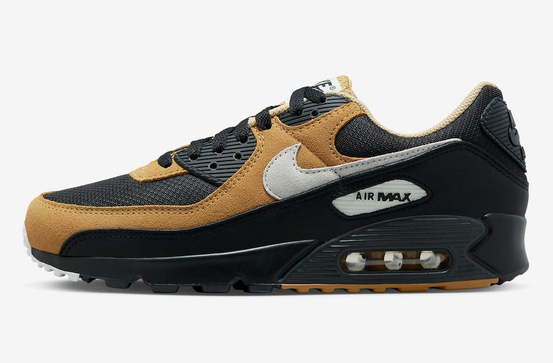 Nike Air Max 90 Black Summit White Elemental Gold DQ4071-003 Release Date Info