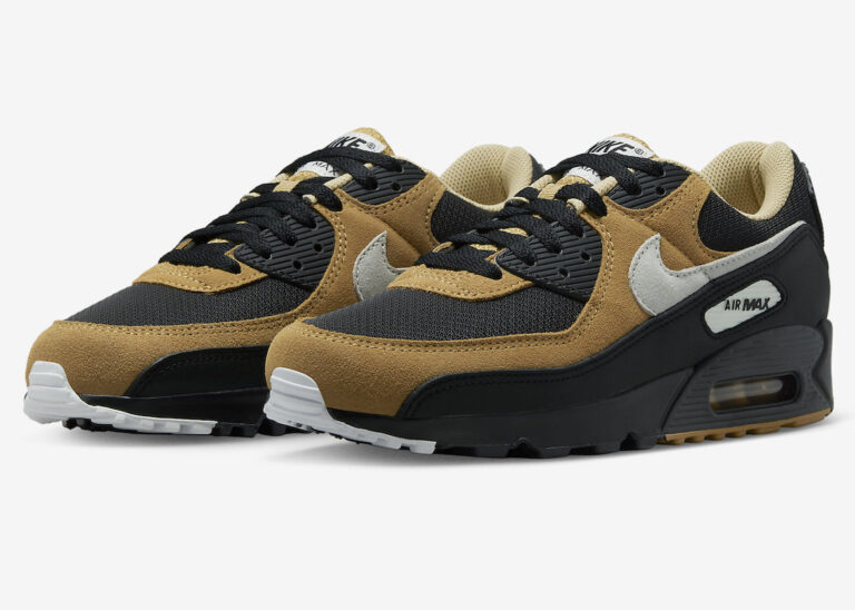 nike air max white gold black