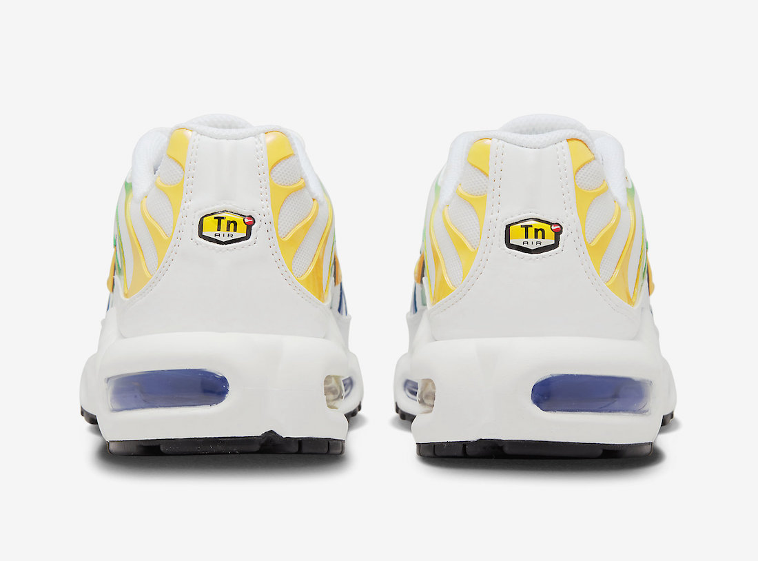 Nike Air Max Plus White Citron Pulse Black Hyper Royal DZ3671-101 Release Date Info