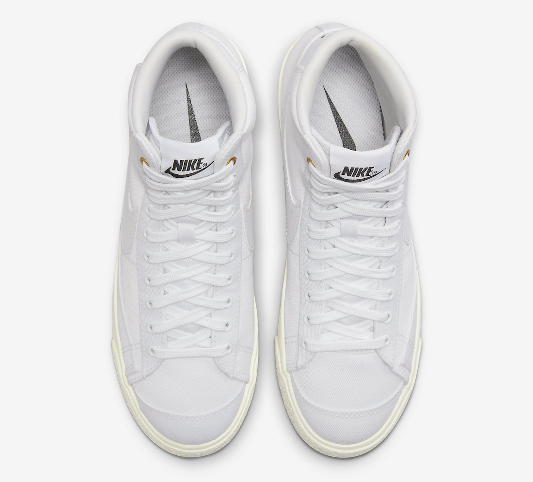 Nike Blazer Mid White Canvas DX5550-100 Release Date Info