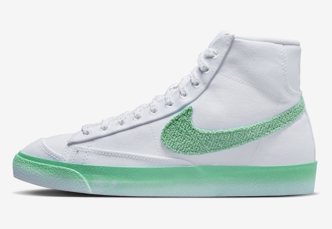 Nike Blazer Mid White Green FJ4547-100 Release Date Info