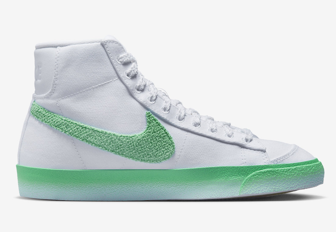 Nike Blazer Mid White Green FJ4547-100 Release Date Info