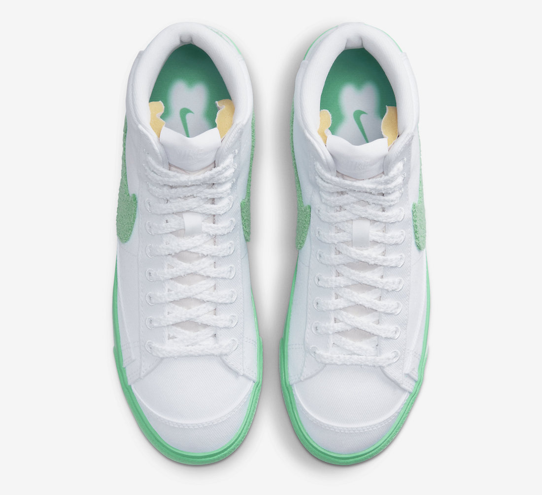 Nike Blazer Mid White Green FJ4547-100 Release Date Info