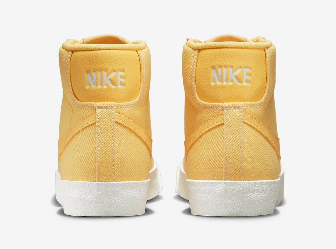 Nike Blazer Mid Yellow Canvas DX5550-700 Release Date Info