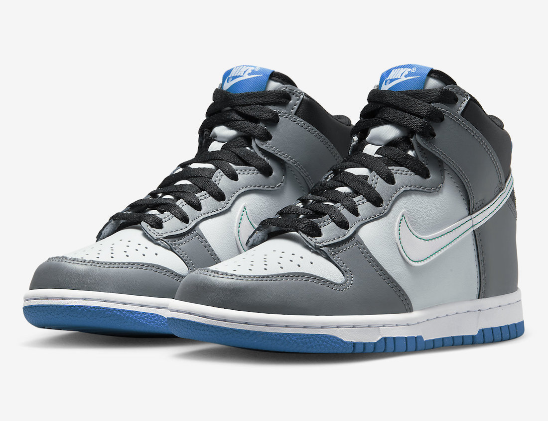 Nike Dunk High GS Coming Soon in Grey and Blue