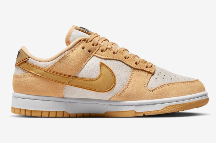 nike dunk gold