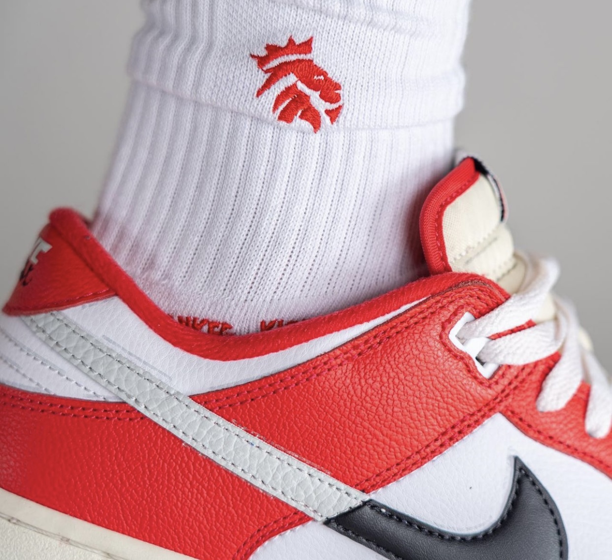 Nike Dunk Low Chicago Split University Red DZ2536-600 On-Feet