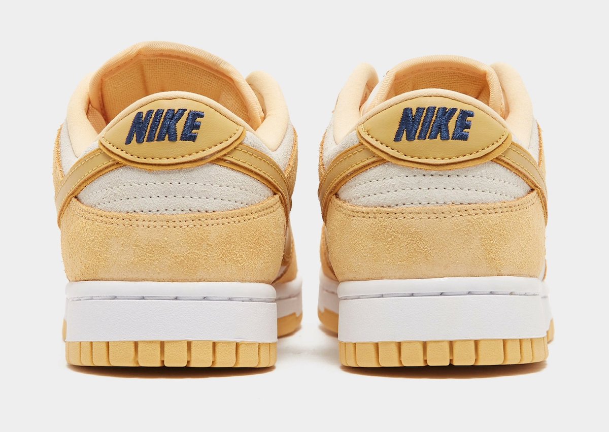 Nike Dunk Low Gold Suede DV7411-200 Release Date Info