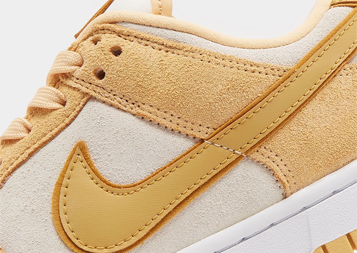 Nike Dunk Low Gold Suede DV7411-200 Release Date Info