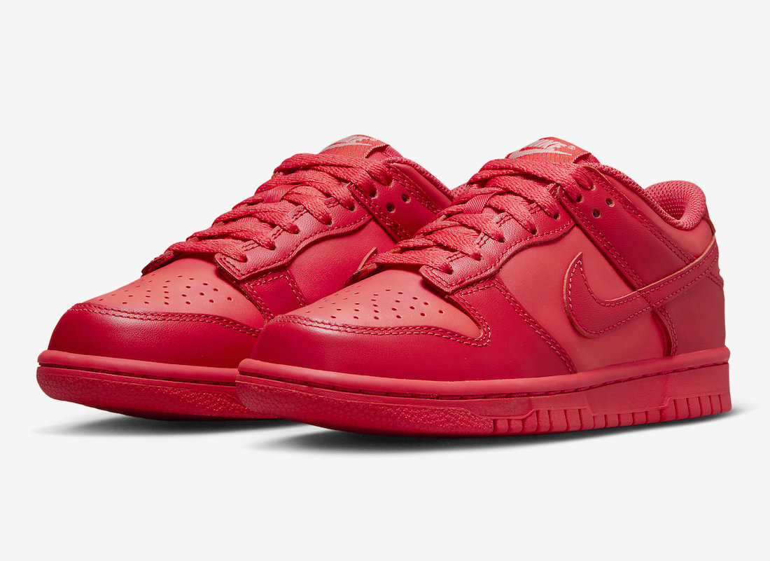 Nike Dunk Low GS ’Track Red’ Official Images