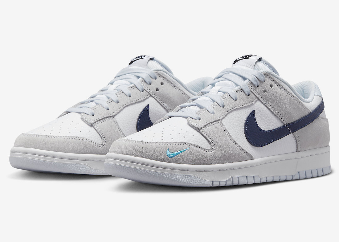 Nike Dunk Low Mini Swoosh Midnight Navy FJ4227-001 Release Date Info