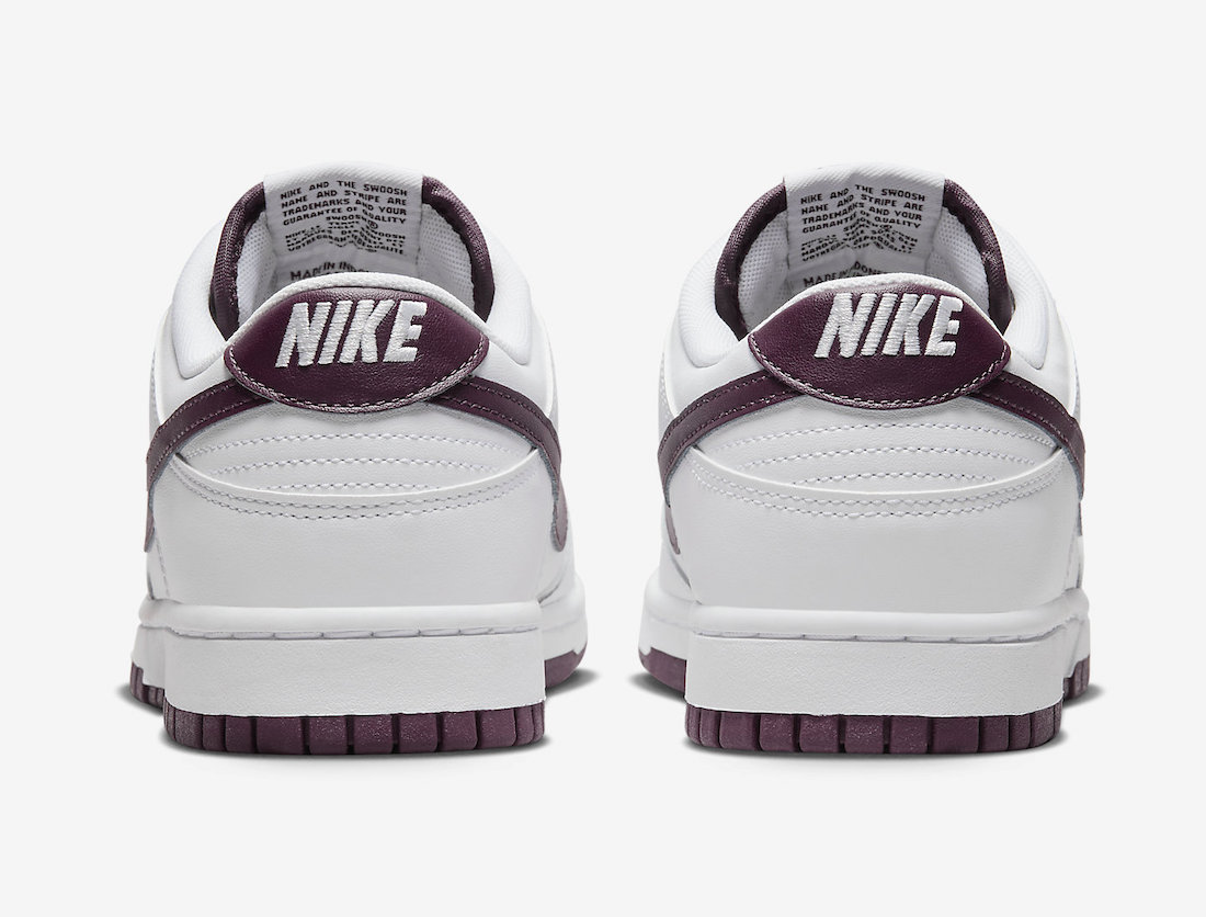 Nike Dunk Low Night Maroon DV0831-102 Release Date Info