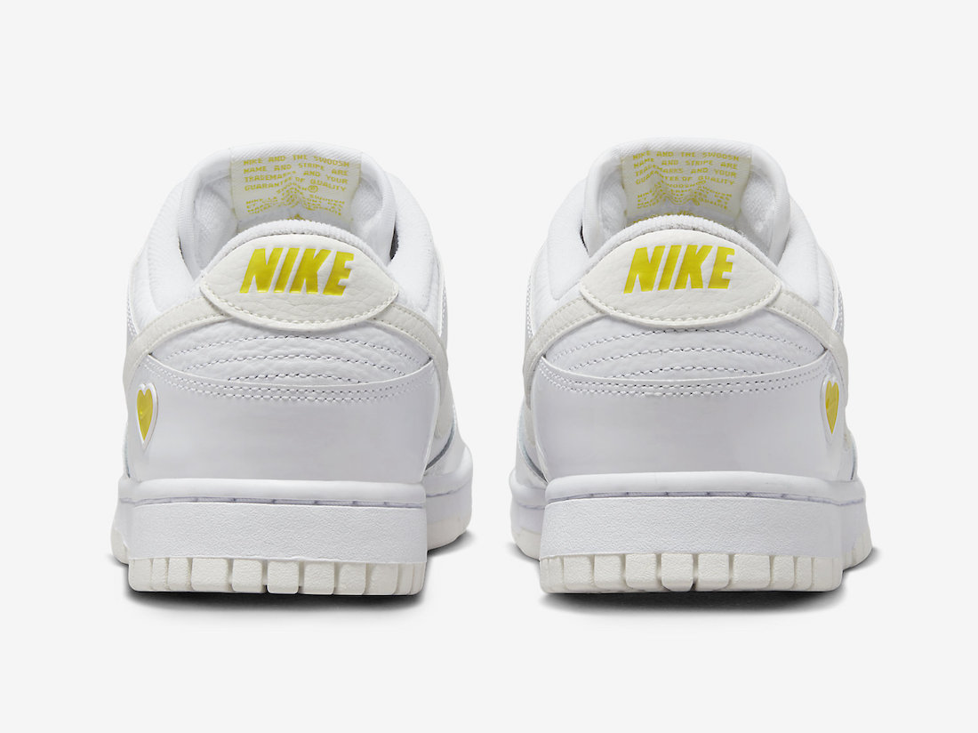 Nike Dunk Low Yellow Heart FD0803-100 Release Date Info