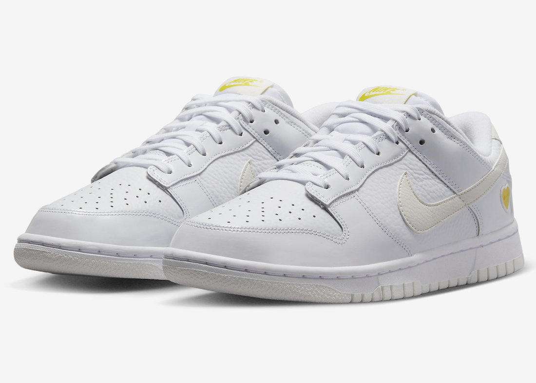 Nike Dunk Low Yellow Heart FD0803-100 Release Date Info