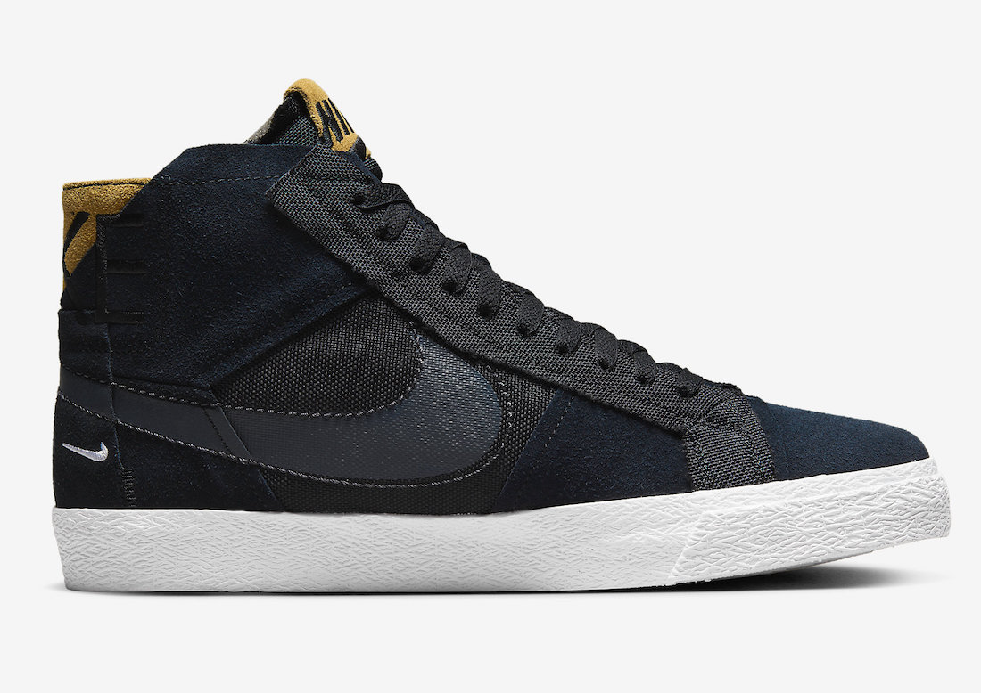 Nike SB Blazer Mid Black Desert Ochre DV7898-001 Release Date Info