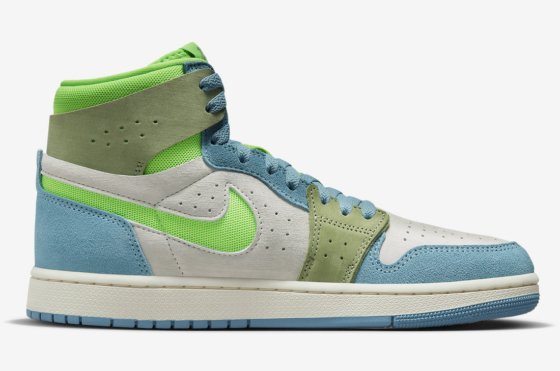 Air Jordan 1 Zoom CMFT 2 Blue Green DV1305-433 Release Date Info