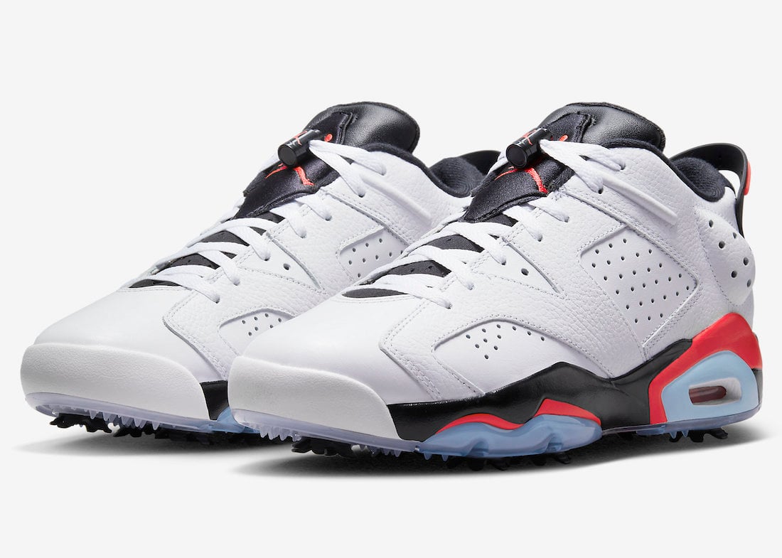 Air Jordan 6 Low Golf ‘White Infrared’ Official Images