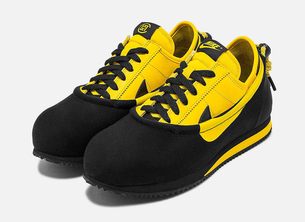 Clot Nike Cortez Clotez Bruce Lee Black Yellow