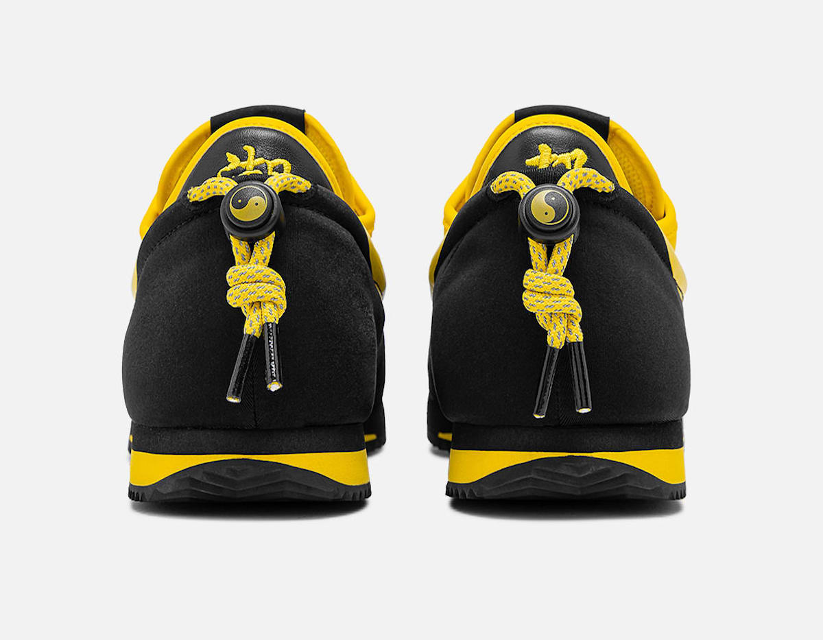 Clot Nike Cortez Clotez Bruce Lee Black Yellow