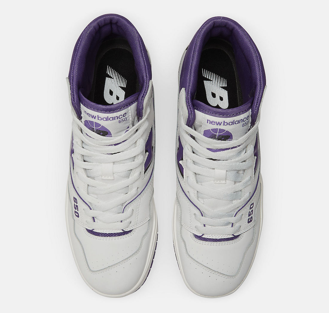 New Balance 650 Interstellar White Purple BB650RCF Release Date Info