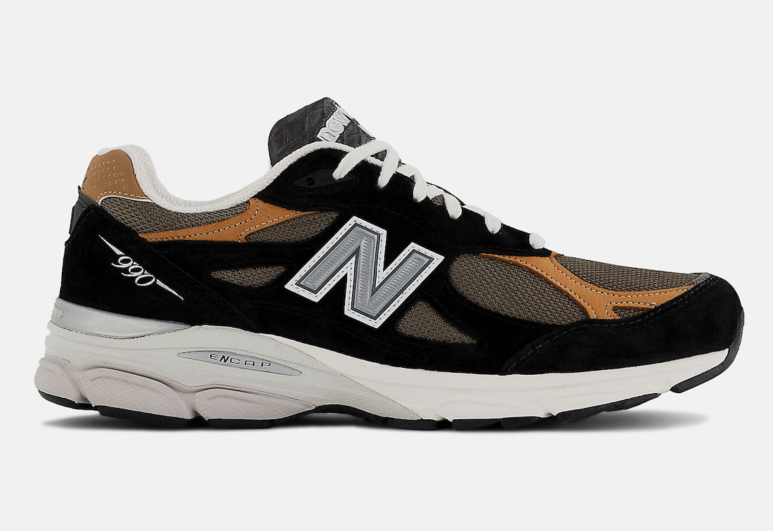 New Balance 990v3 Made in USA Black Tan M990BB3 Release Date Info