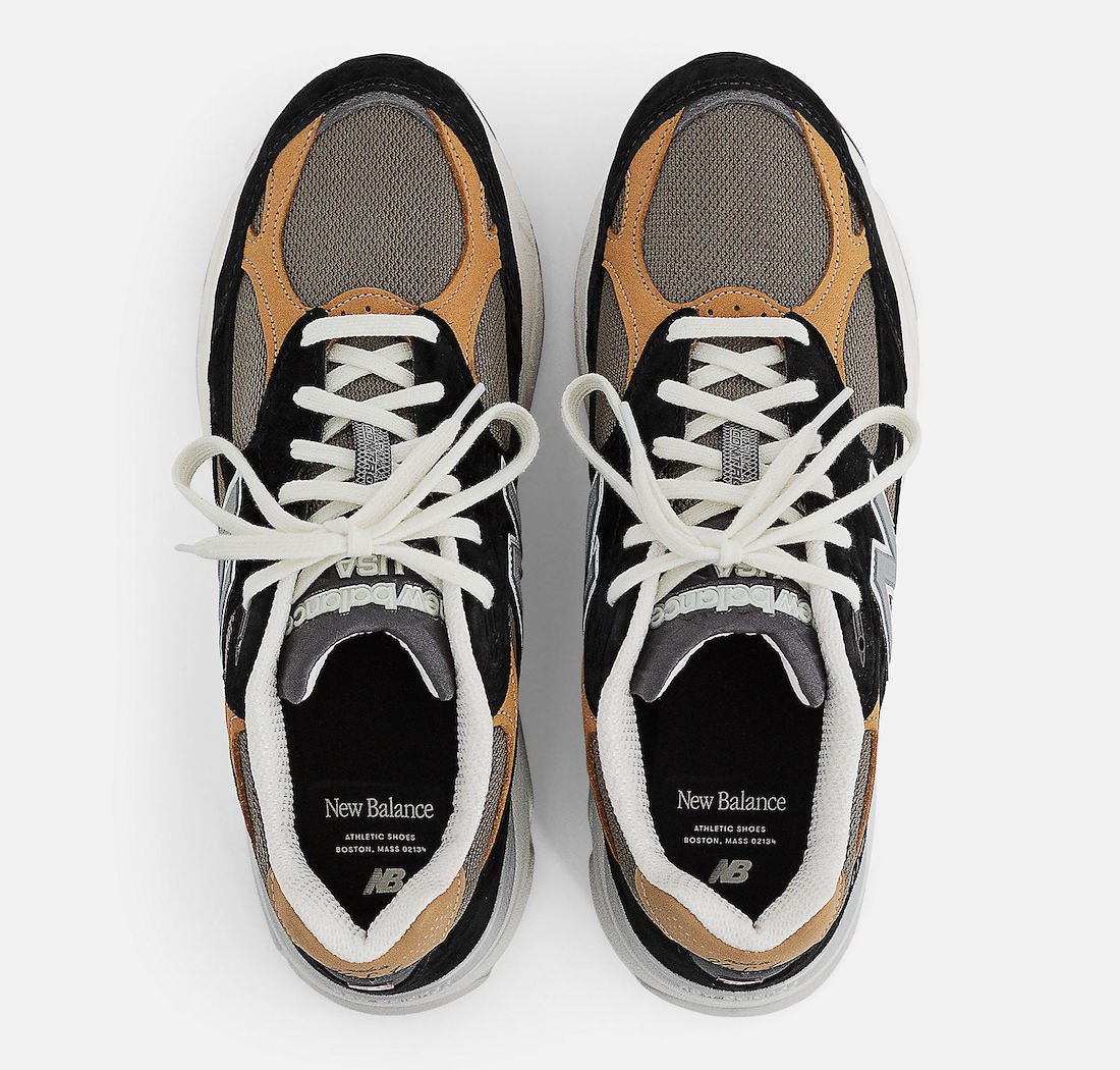New Balance 990v3 Made in USA Black Tan M990BB3 Release Date Info
