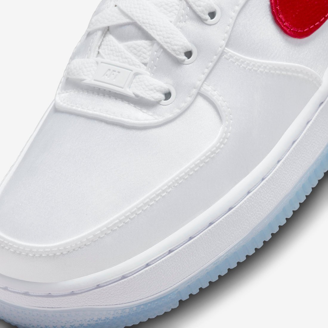 Nike Air Force 1 Low Satin White Red DX6541-100 Release Date Info