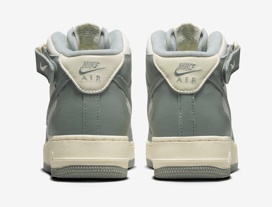 Nike Air Force 1 Mid Mica Green Coconut Milk FB2036-100 Release Date Info