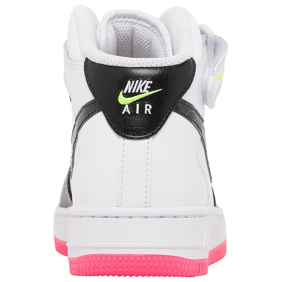 Nike Air Force 1 Mid White Black Pink Electricity Lightning FD0866-100 Release Date Info