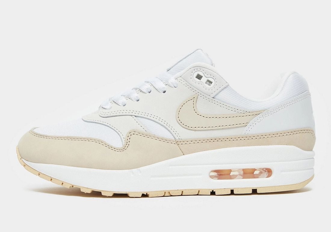 Nike Air Max 1 Premium Summit White Sanddrift FB5060-100 Release Date Info