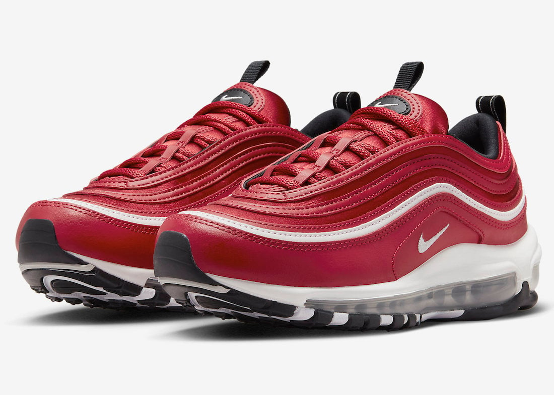 This Nike Air Max 97 Features Red Satin