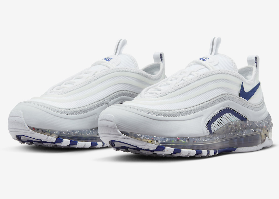 Nike Air Max 97 Terrascape Highlighted in White and Navy