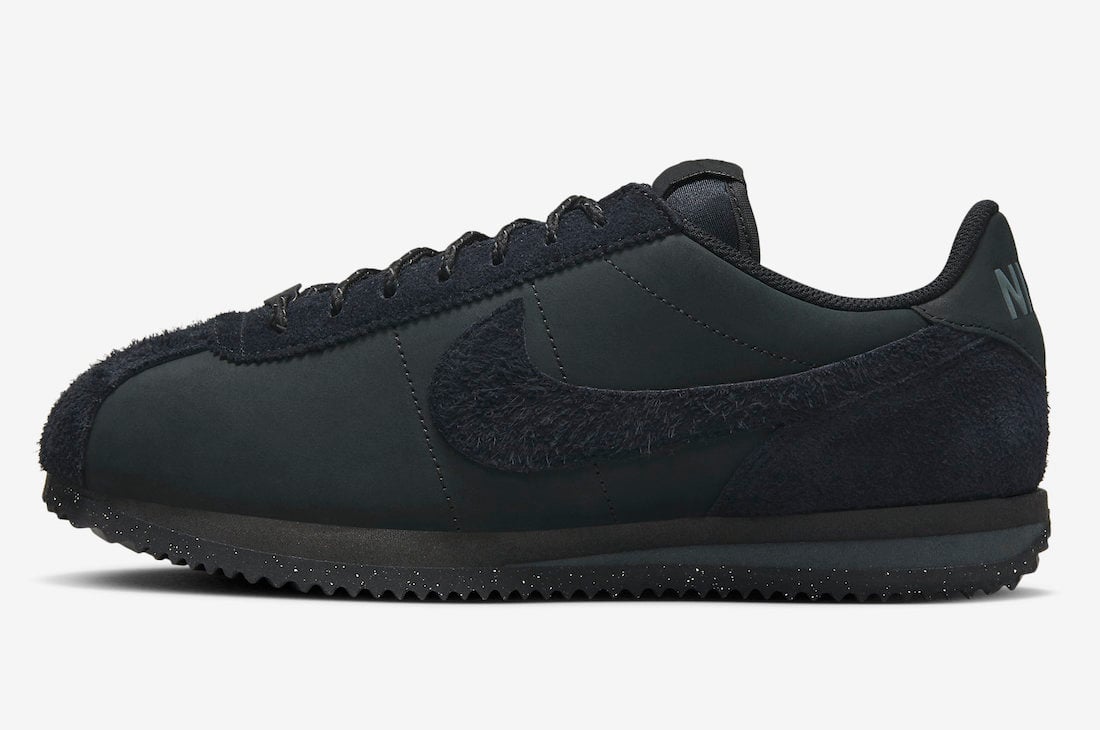 Nike Cortez PRM Triple Black FJ5465-010 Release Date Info