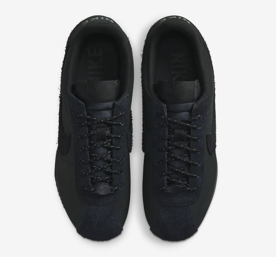 Nike Cortez PRM Triple Black FJ5465-010 Release Date Info