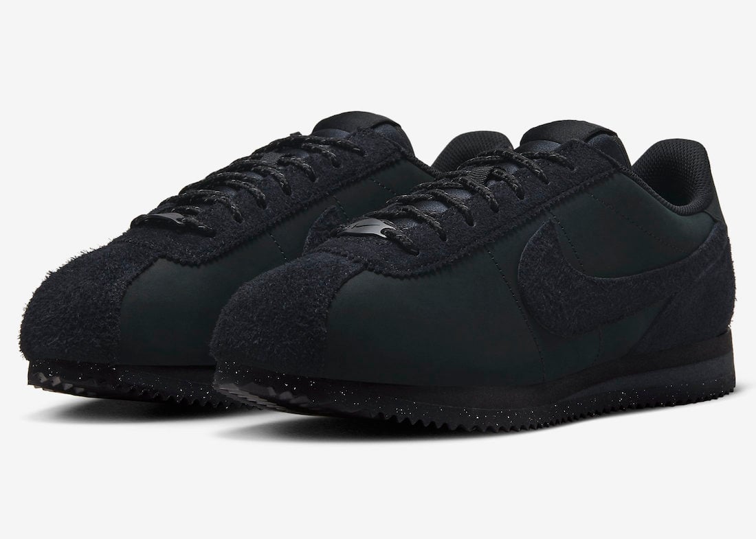 Nike Cortez PRM Triple Black FJ5465-010 Release Date Info