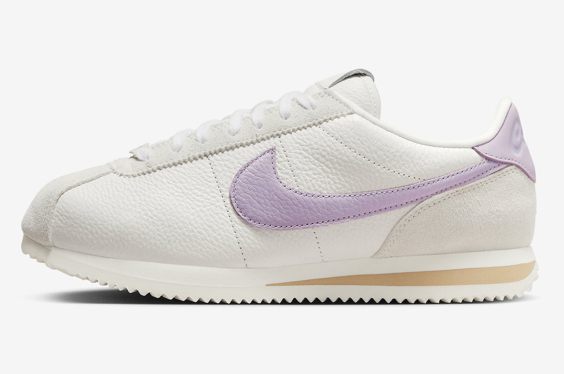 Nike Cortez White Purple Gold FJ4608-133 Release Date Info