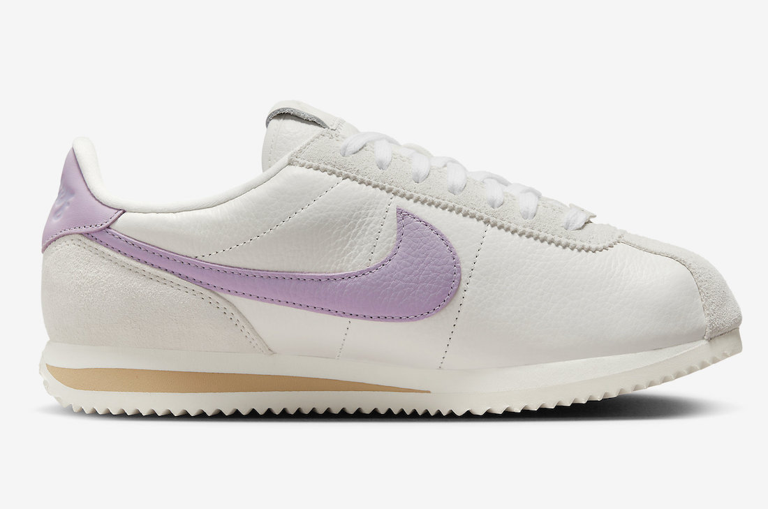 Nike Cortez White Purple Gold FJ4608-133 Release Date Info