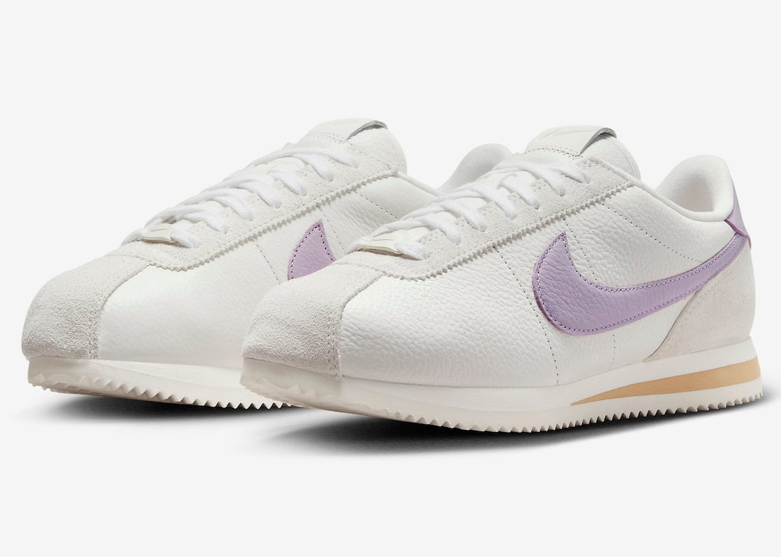 Nike Cortez White Purple Gold FJ4608-133 Release Date Info