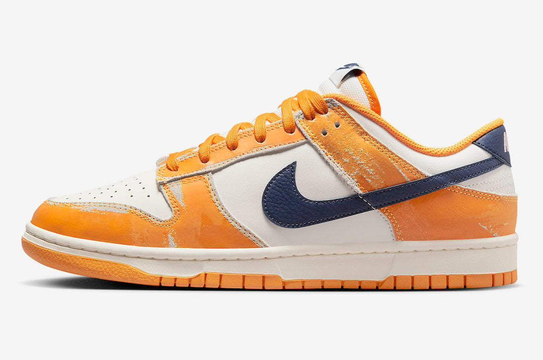 Nike Dunk Low Wear and Tear Orange FN3418-100 Release Date Info