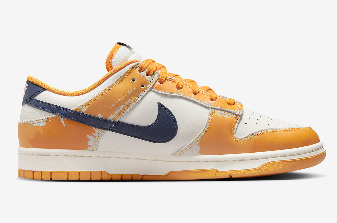 Nike Dunk Low Wear and Tear Orange FN3418-100 Release Date Info