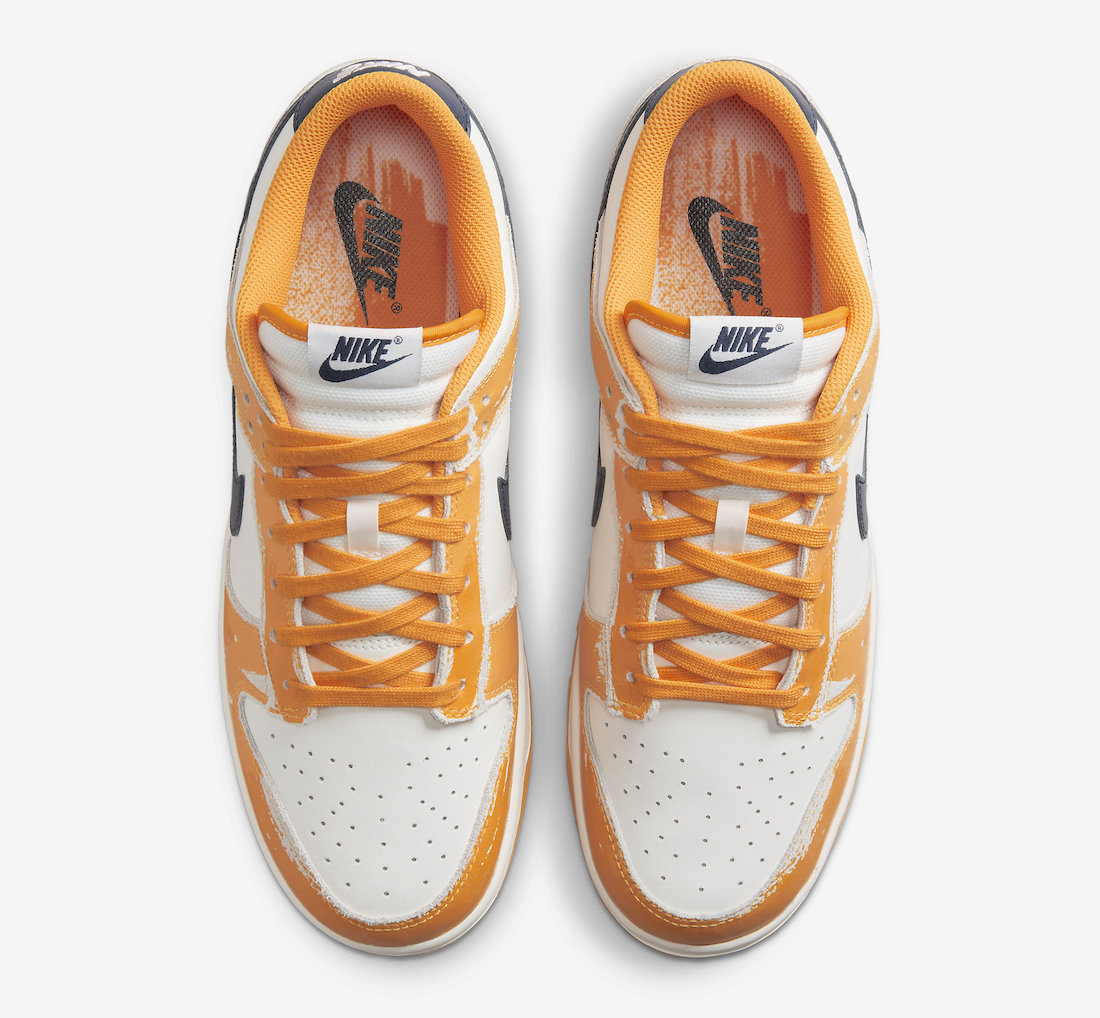 Nike Dunk Low Wear and Tear Orange FN3418-100 Release Date Info