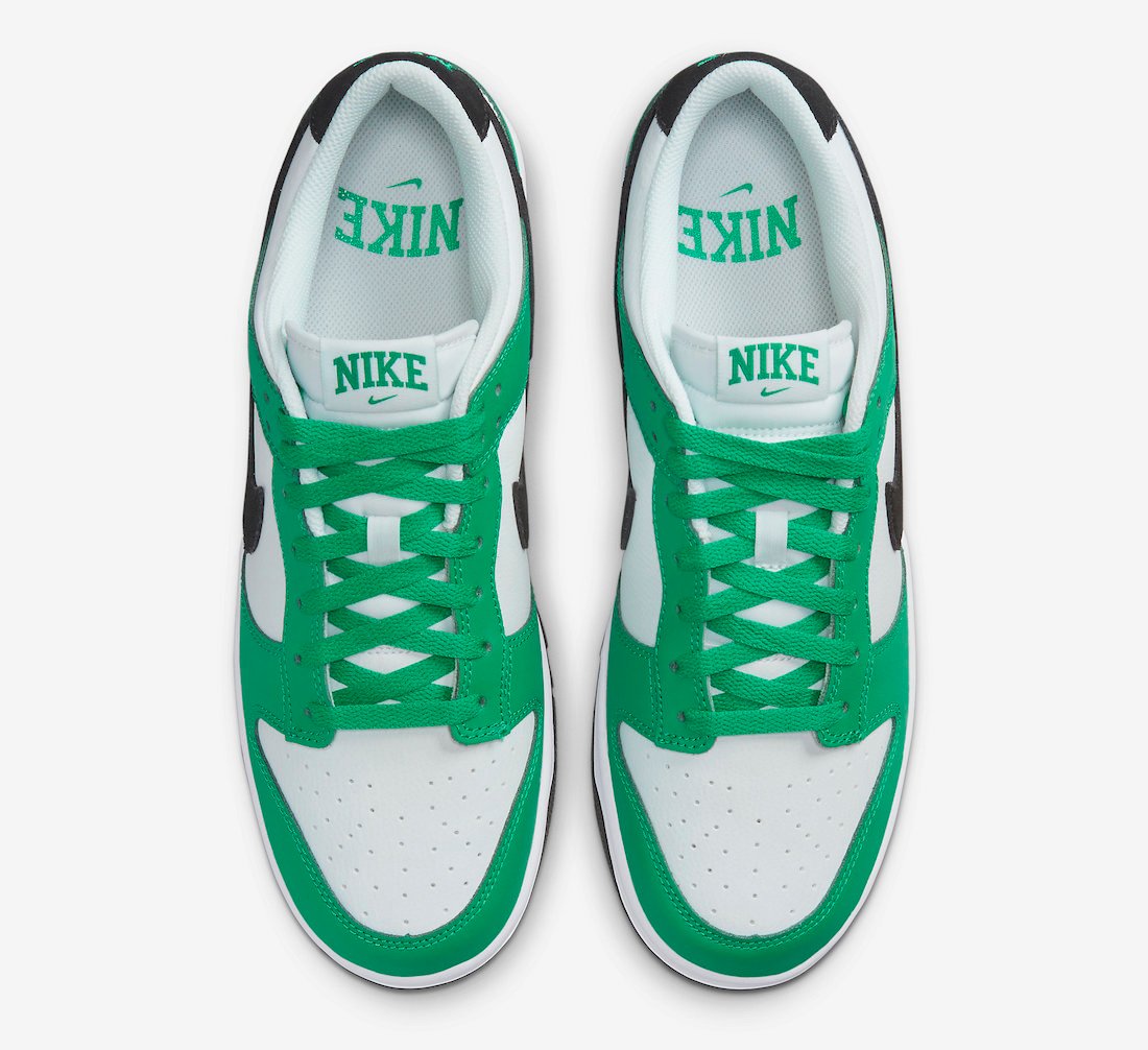 Nike Dunk Low White Green Black FN3612-300 Release Date Info