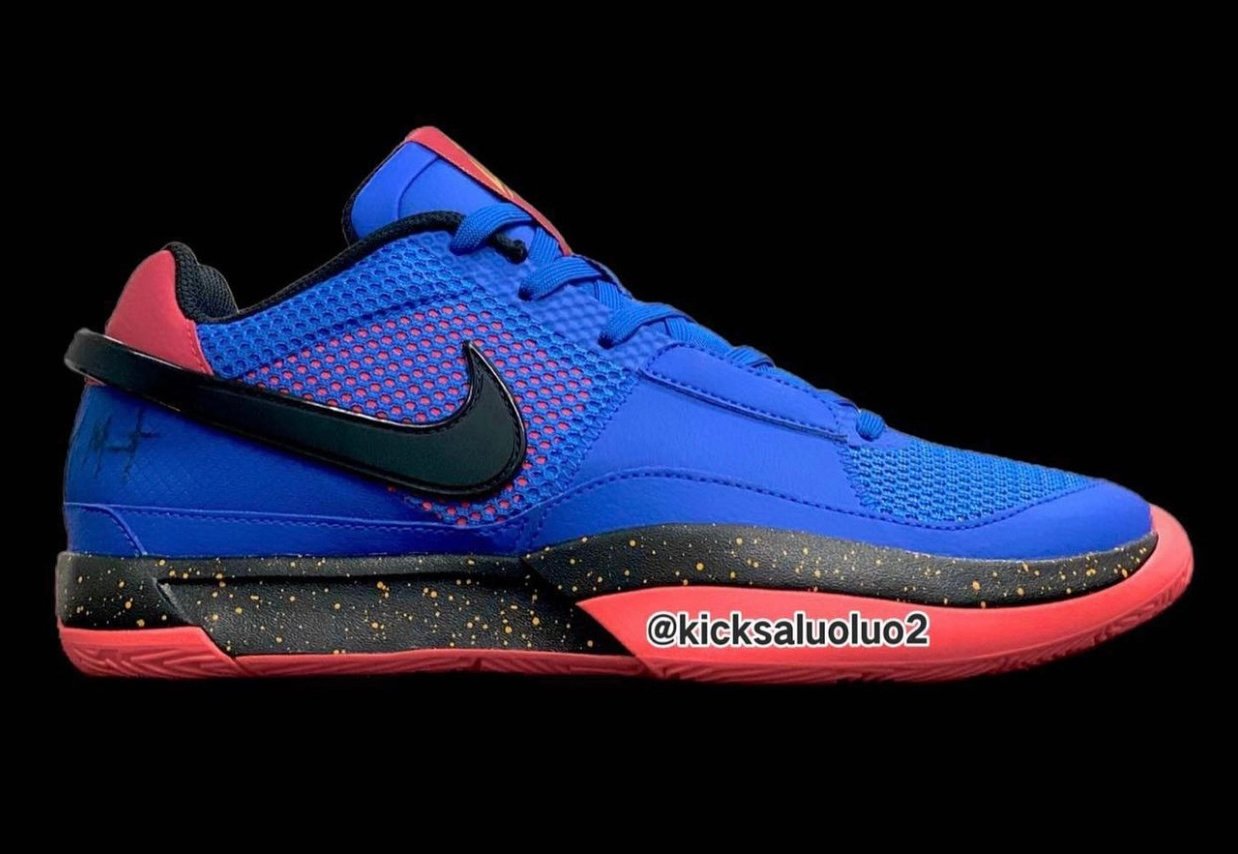Nike Ja 1 Mismatch Game Royal University Red DR8785-401 Release Date Info