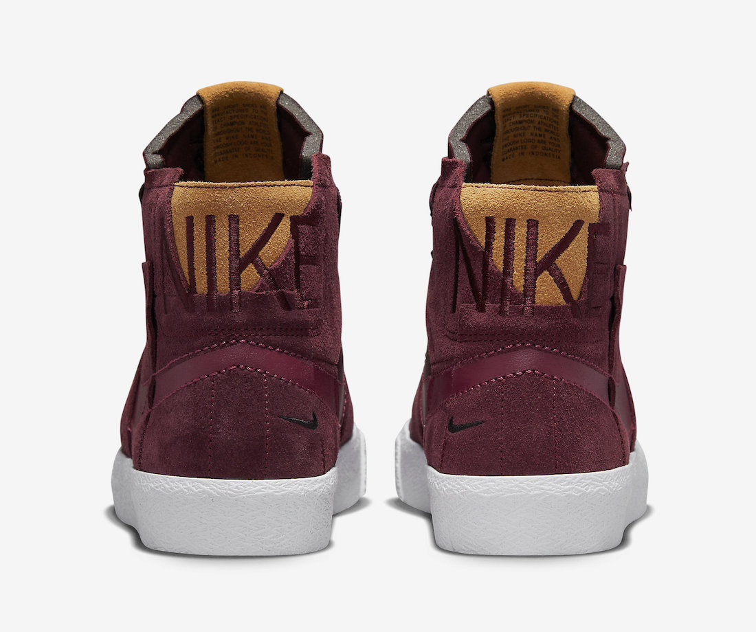 Nike SB Blazer Mid Night Maroon DV7898-600 Release Date Info