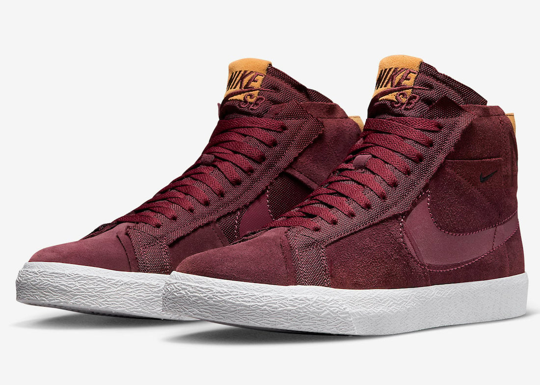 Nike SB Blazer Mid Night Maroon DV7898-600 Release Date Info