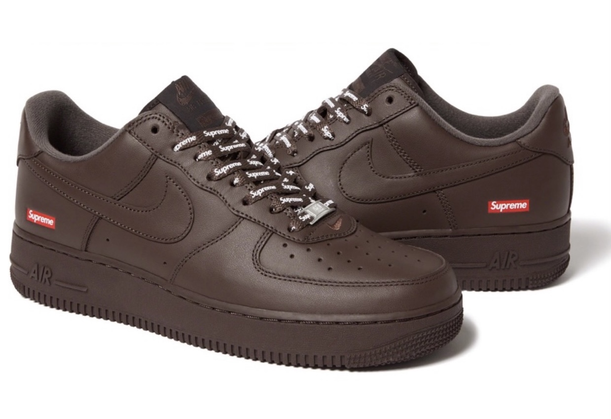 Supreme Nike Air Force 1 Low Baroque Brown CU9225-200