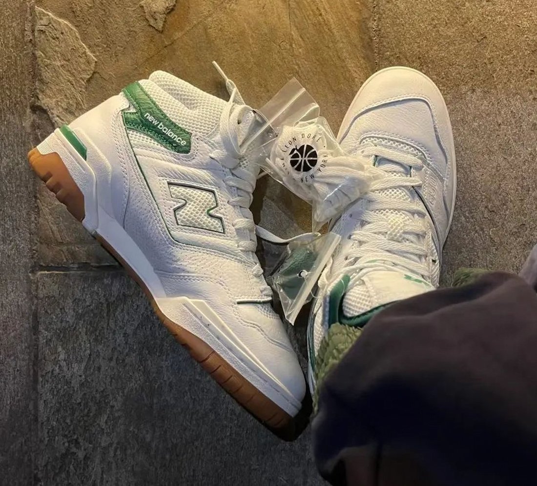 Aime Leon Dore New Balance 650R White Green Gum Release Date Info