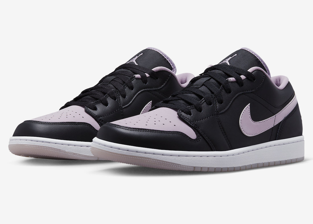 Air Jordan 1 Low Black Iced Lilac White DV1309-051 Release Date Info