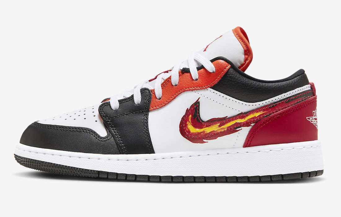 Air Jordan 1 Low Flaming Swoosh FJ7222-101 Release Date Info
