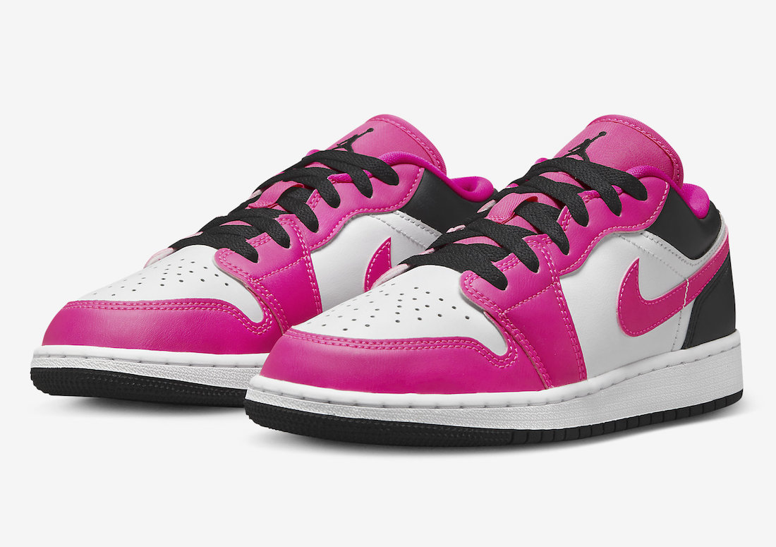 Air Jordan 1 Low GS ‘Fierce Pink’ Official Images